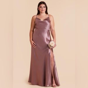 Birdy Grey Lisa Long Satin Dress Size XL